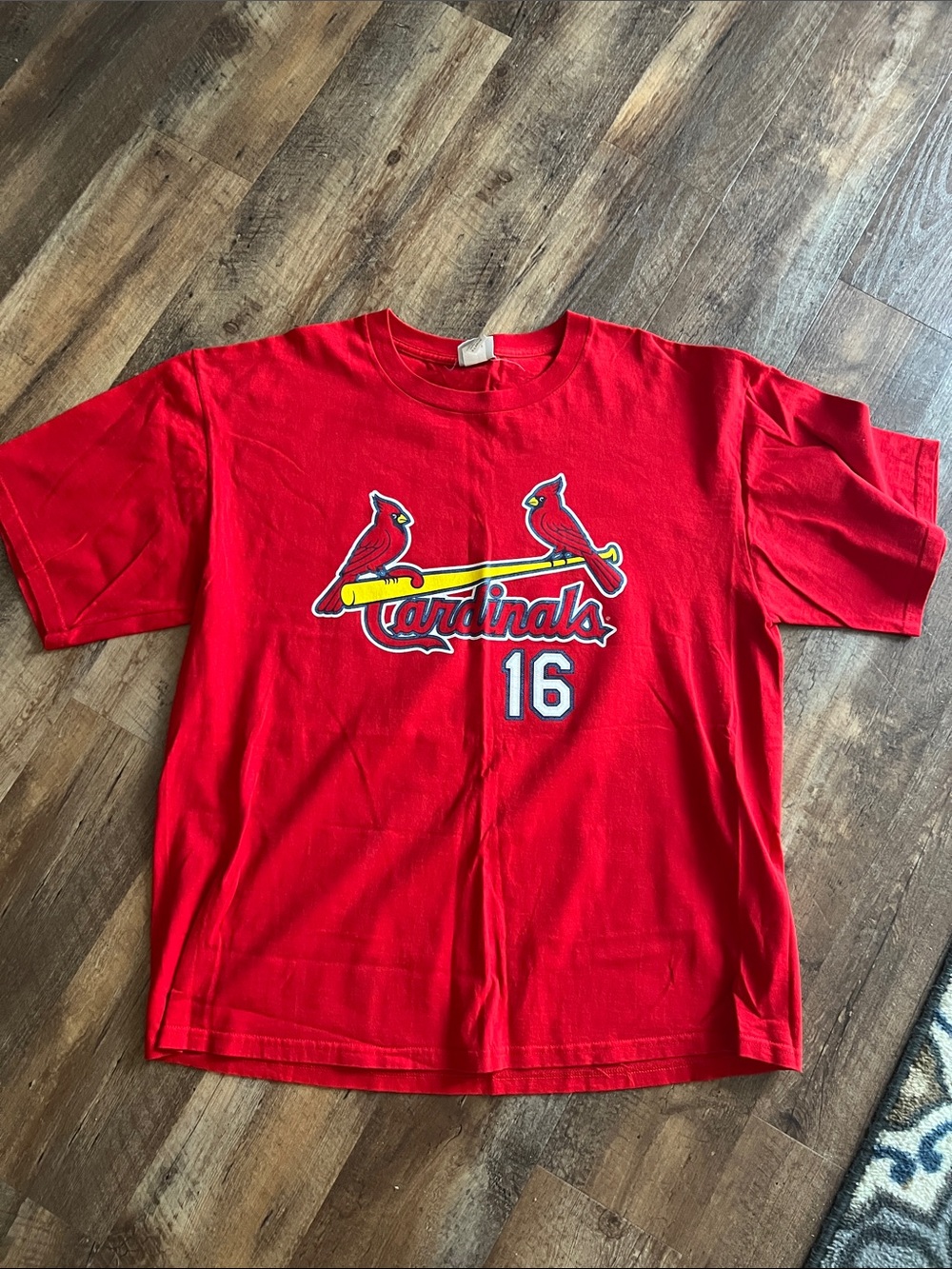St. Louis Cardinals Reggie Sanders player tee XL